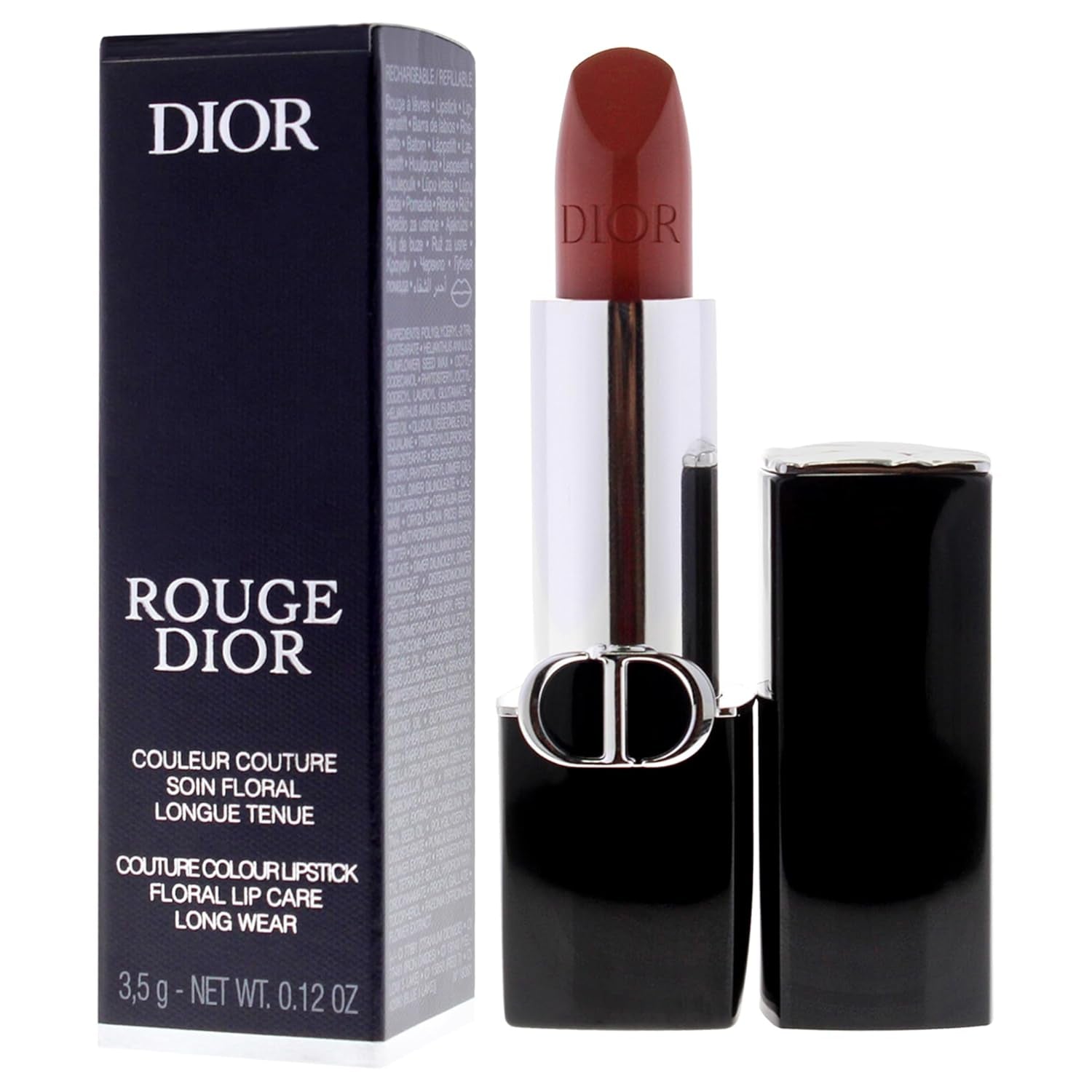 Christian  Rouge  Couture Satin Lipstick - 434 Promenade for Women - 0.12 Oz Lipstick (Refillable)